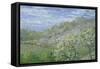 Arbres En Fleurs-Claude Monet-Framed Stretched Canvas