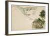 Arbres près d'un torrent dans un paysage de haute montagne; séjour aux Eaux Bonnes dans les-Eugene Delacroix-Framed Giclee Print