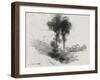 Arbres-Jean Jacques Henner-Framed Giclee Print