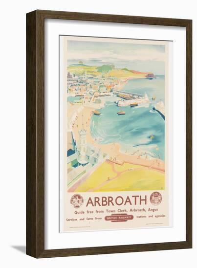 Arbroath, Poster Advertising British Railways, C.1950-English School-Framed Giclee Print