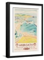 Arbroath, Poster Advertising British Railways, C.1950-English School-Framed Giclee Print