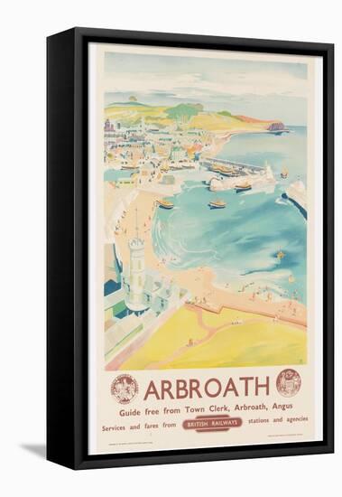 Arbroath, Poster Advertising British Railways, C.1950-English School-Framed Stretched Canvas