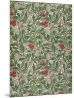 Arbutus Wallpaper Design-William Morris-Mounted Giclee Print