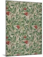 Arbutus Wallpaper Design-William Morris-Mounted Giclee Print