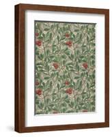 Arbutus Wallpaper Design-William Morris-Framed Giclee Print