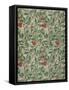 Arbutus Wallpaper Design-William Morris-Framed Stretched Canvas