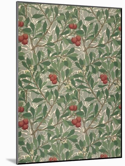 Arbutus Wallpaper Design-William Morris-Mounted Giclee Print