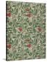 Arbutus Wallpaper Design-William Morris-Stretched Canvas