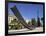 Arc De 115.5 Degrees by Bernar Venet and Albert 1st Gardens, Nice, Alpes Maritimes, Provence, Cote -Peter Richardson-Framed Photographic Print