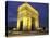 Arc de Triomph, Evening View, Paris, France-Walter Bibikow-Stretched Canvas