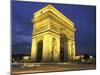 Arc de Triomph, Evening View, Paris, France-Walter Bibikow-Mounted Photographic Print