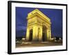 Arc de Triomph, Evening View, Paris, France-Walter Bibikow-Framed Photographic Print