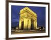 Arc de Triomph, Evening View, Paris, France-Walter Bibikow-Framed Photographic Print