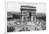 Arc De Triomphe and Place De L'Etoile, Paris, France, Early 20th Century-null-Framed Giclee Print