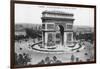 Arc De Triomphe and Place De L'Etoile, Paris, France, Early 20th Century-null-Framed Giclee Print