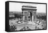 Arc De Triomphe and Place De L'Etoile, Paris, France, Early 20th Century-null-Framed Stretched Canvas