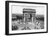 Arc De Triomphe and Place De L'Etoile, Paris, France, Early 20th Century-null-Framed Giclee Print