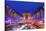 Arc De Triomphe and Xmas Decorations, Avenue Des Champs-Elysees, Paris, France-Neil Farrin-Stretched Canvas