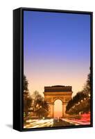 Arc De Triomphe at Dawn, Paris, France, Europe-Neil-Framed Stretched Canvas