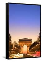 Arc De Triomphe at Dawn, Paris, France, Europe-Neil-Framed Stretched Canvas