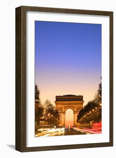 Arc De Triomphe at Dawn, Paris, France, Europe-Neil-Framed Photographic Print