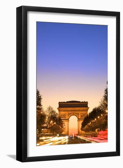Arc De Triomphe at Dawn, Paris, France, Europe-Neil-Framed Photographic Print