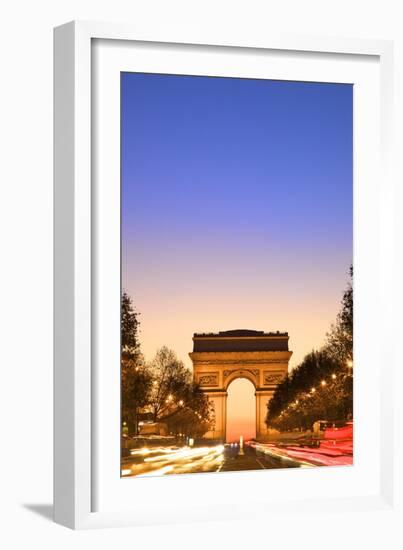 Arc De Triomphe at Dawn, Paris, France, Europe-Neil-Framed Photographic Print