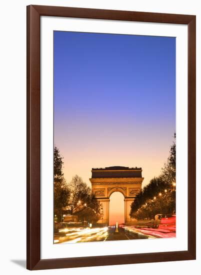 Arc De Triomphe at Dawn, Paris, France, Europe-Neil-Framed Photographic Print