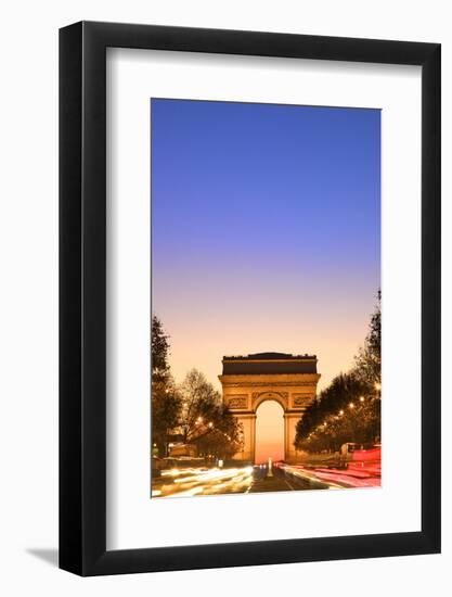 Arc De Triomphe at Dawn, Paris, France, Europe-Neil-Framed Photographic Print