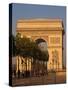 Arc De Triomphe at Dusk, Paris, France, Europe-Alain Evrard-Stretched Canvas