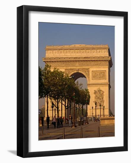 Arc De Triomphe at Dusk, Paris, France, Europe-Alain Evrard-Framed Photographic Print