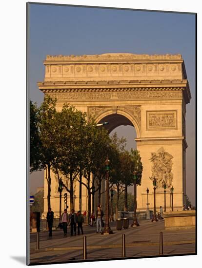 Arc De Triomphe at Dusk, Paris, France, Europe-Alain Evrard-Mounted Photographic Print