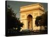 Arc De Triomphe at Dusk, Paris, France-Brent Winebrenner-Stretched Canvas