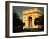 Arc De Triomphe at Dusk, Paris, France-Brent Winebrenner-Framed Photographic Print