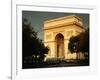 Arc De Triomphe at Dusk, Paris, France-Brent Winebrenner-Framed Photographic Print