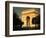 Arc De Triomphe at Dusk, Paris, France-Brent Winebrenner-Framed Photographic Print