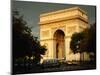 Arc De Triomphe at Dusk, Paris, France-Brent Winebrenner-Mounted Photographic Print