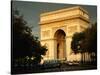 Arc De Triomphe at Dusk, Paris, France-Brent Winebrenner-Stretched Canvas