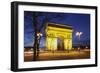 Arc De Triomphe at Dusk, Paris, Ile De France, France, Europe-Markus Lange-Framed Photographic Print