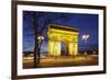 Arc De Triomphe at Dusk, Paris, Ile De France, France, Europe-Markus Lange-Framed Photographic Print