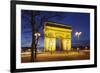 Arc De Triomphe at Dusk, Paris, Ile De France, France, Europe-Markus Lange-Framed Photographic Print