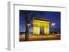 Arc De Triomphe at Dusk, Paris, Ile De France, France, Europe-Markus Lange-Framed Photographic Print