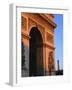 Arc De Triomphe at Dusk, with the Eiffel Tower Behind, Paris, France, Europe-null-Framed Photographic Print