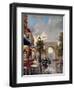 Arc De Triomphe Avenue-Brent Heighton-Framed Art Print