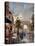 Arc De Triomphe Avenue-Brent Heighton-Stretched Canvas