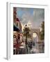 Arc De Triomphe Avenue-Brent Heighton-Framed Art Print