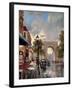 Arc De Triomphe Avenue-Brent Heighton-Framed Art Print