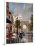 Arc De Triomphe Avenue-Brent Heighton-Framed Art Print