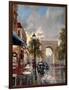 Arc De Triomphe Avenue-Brent Heighton-Framed Art Print