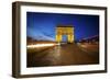 Arc de Triomphe Blue Hour-Sebastien Lory-Framed Photographic Print